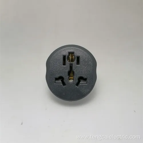 European Grounded Power Plug Adapter Converter